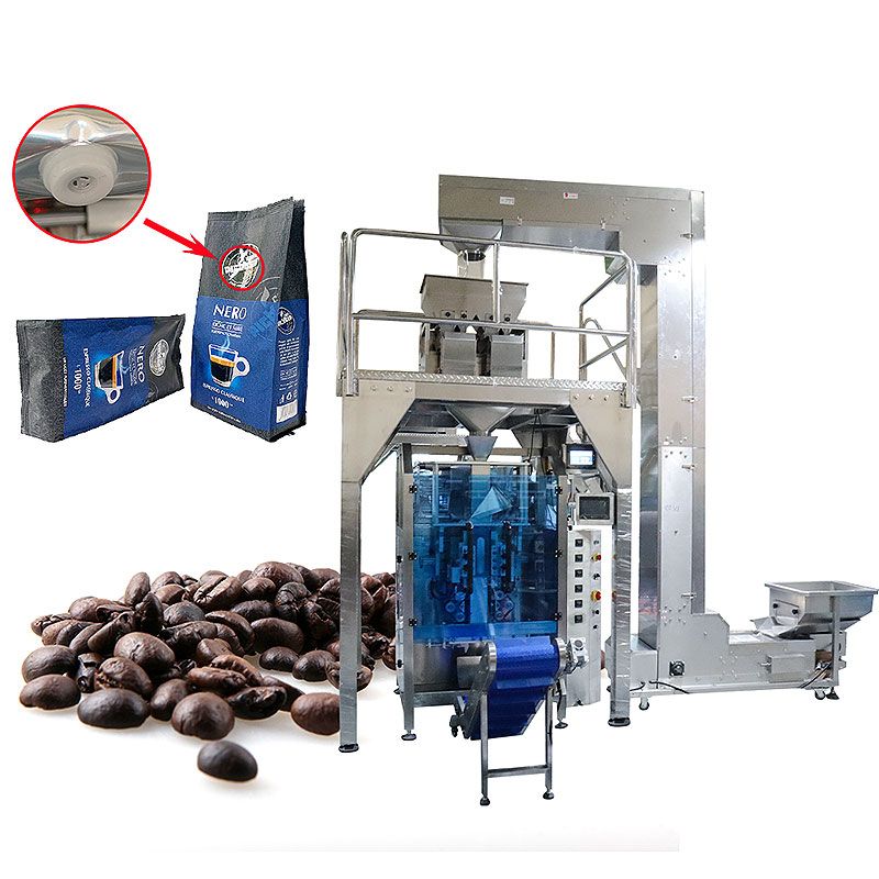 Automatic Granule Roasted Coffee Bean Valve Bag Packing Machine