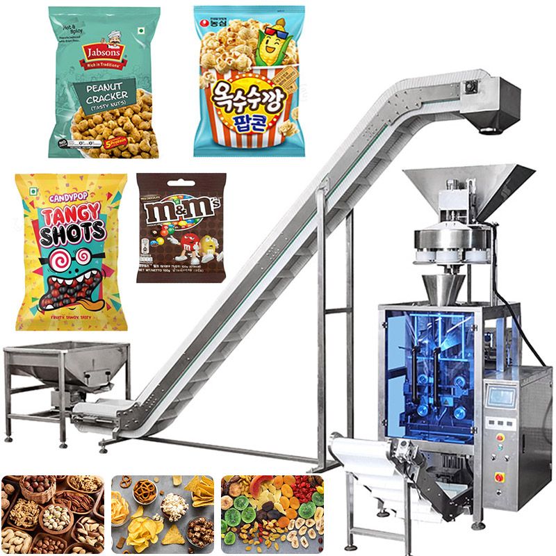 Automatic Vertical Form Fill Seal Machine With Measuring Cups Equipment