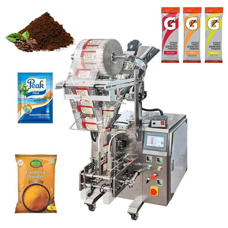 Automatic Instant Coffee Tea Milk Powder Stick Sachet Packing Machine