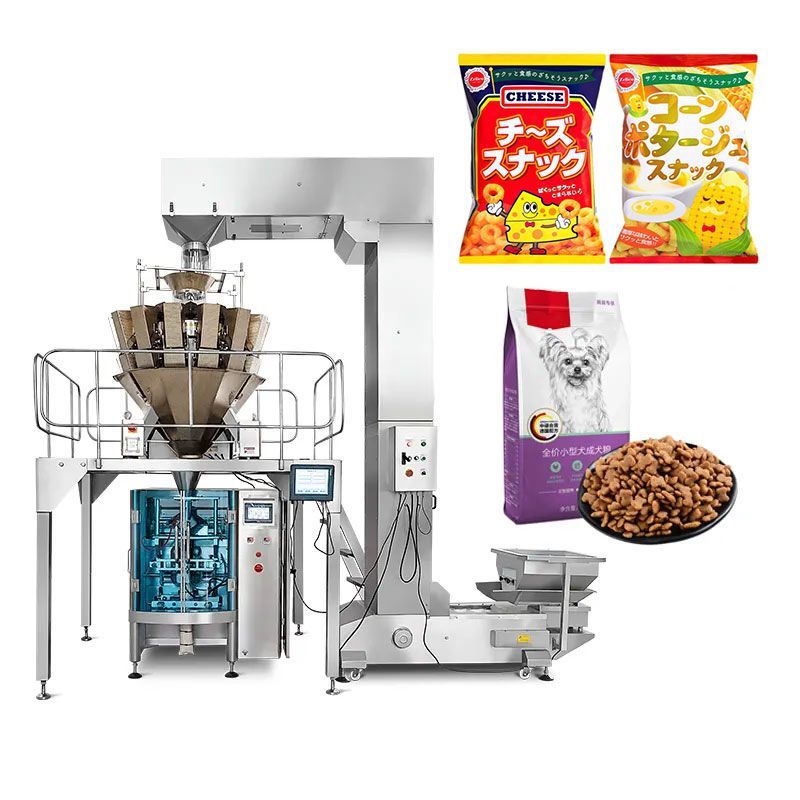 Automatic Multi Heads Weigher Granule Vertical Pouch Bag Packing Machine